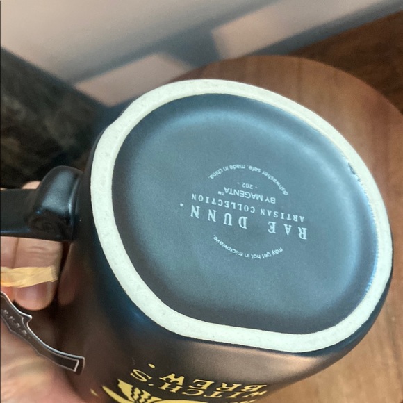 Rae Dunn Witch's Brew Black and Green Halloween inspired artisan Mug - Picture 3 of 4